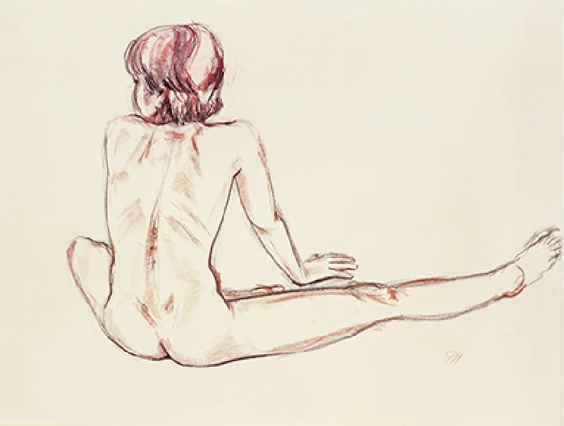 Grafische Studie von Günther Gelbmann, aus Choreografien